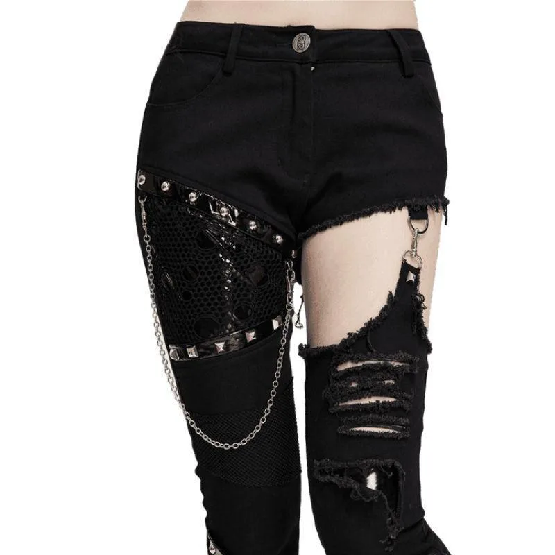 Bild 4 — Punk jeans för kvinnor