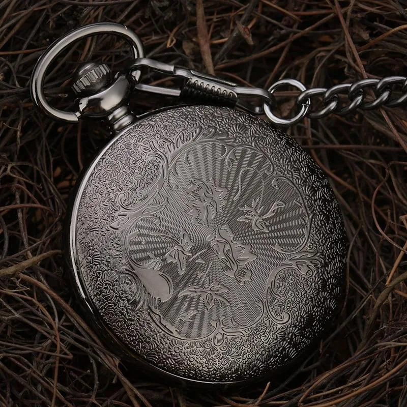 Bild 6 — Svart Steampunk fickur