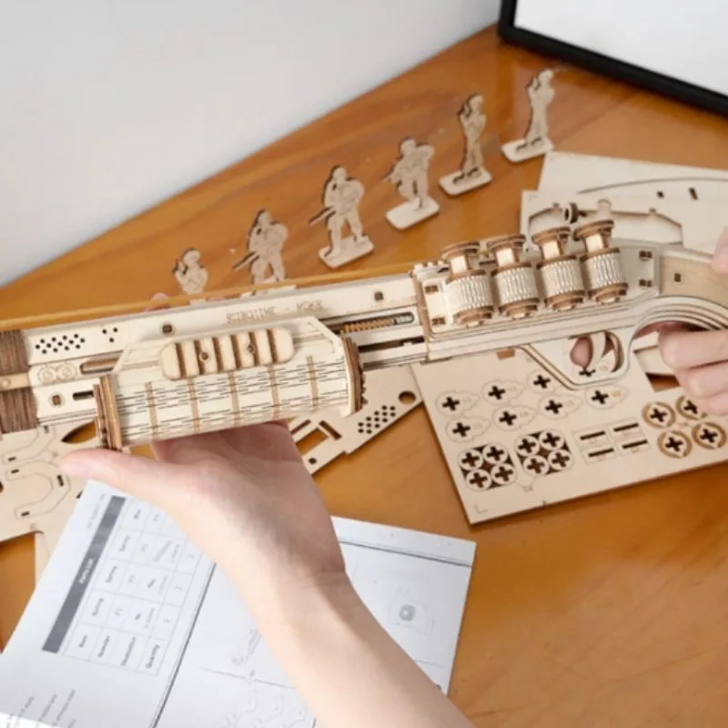 Bild 3 — Steampunk Gevär modell