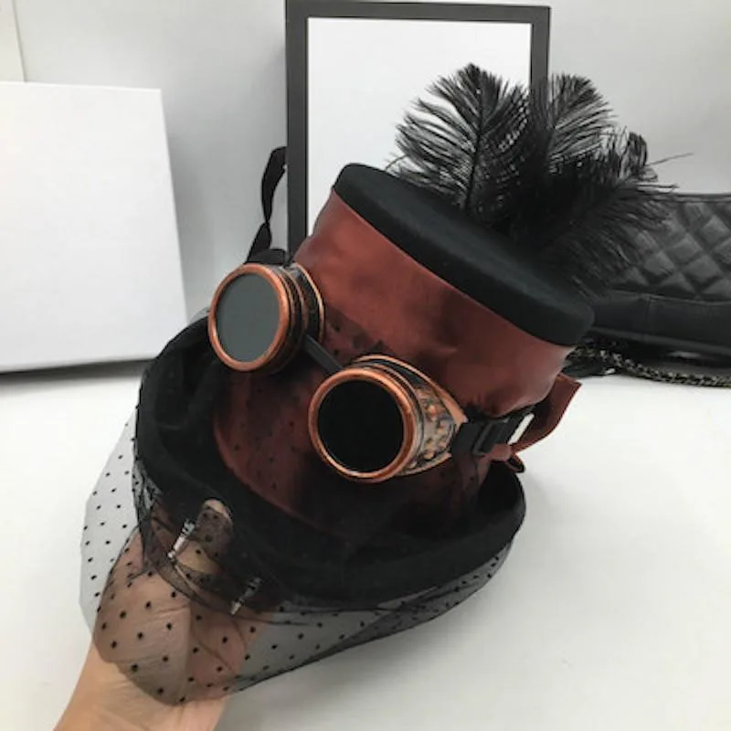 Bild 5 — Steampunk hatt med slöja