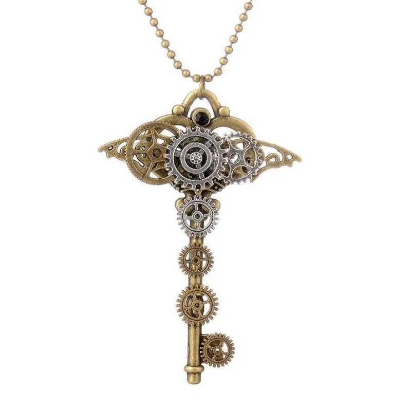 Steampunk nyckelhänge