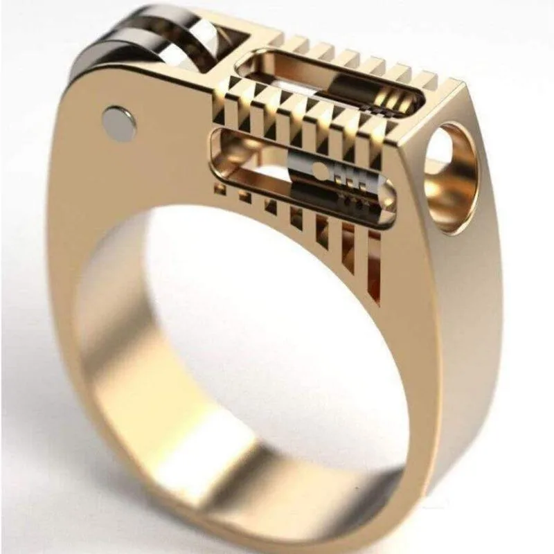 Steampunk Kugghjul Ring