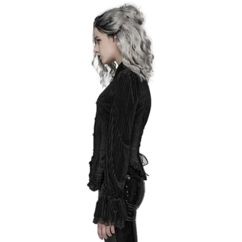 Bild 4 — Steampunk randig blus för kvinnor