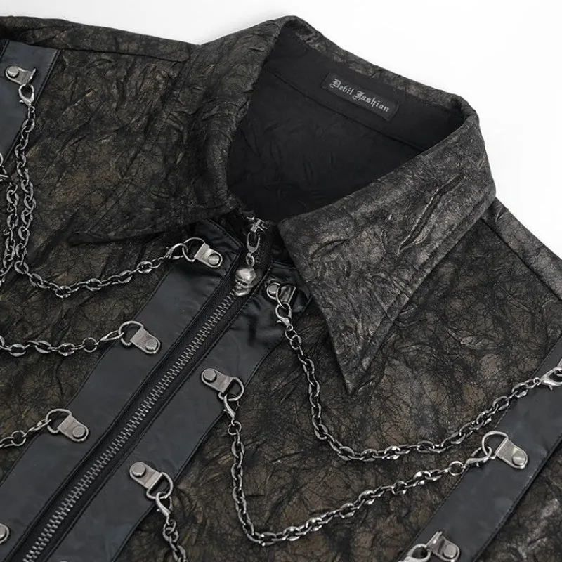Bild 6 — Brun Steampunk skjorta
