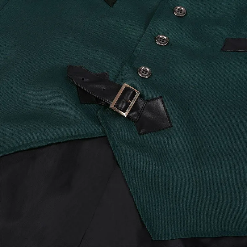 Bild 7 — Grön Steampunk jacka