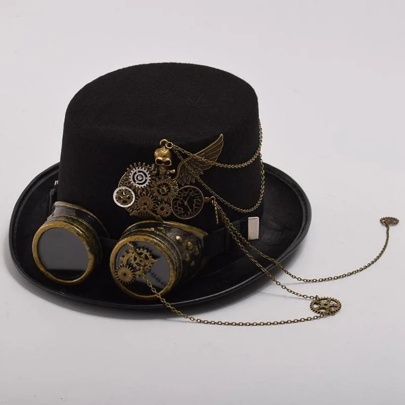 Bild 6 — Steampunk hatt med glasögon