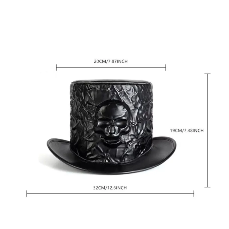 Bild 3 — Steampunk Dödskalle Hatt