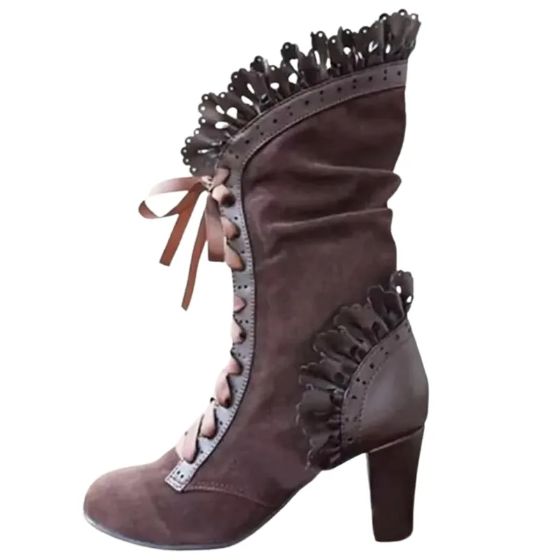 Bild 11 — Viktorianska Steampunk ankelstövlar