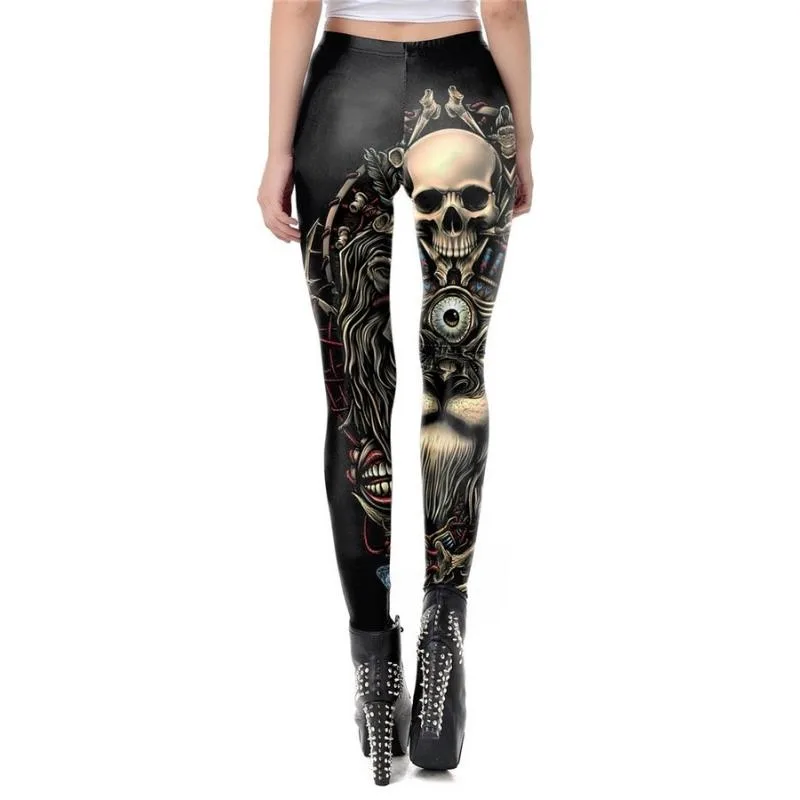 Bild 3 — Dödskalle Leggings