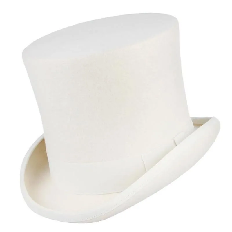 Vit topp hatt