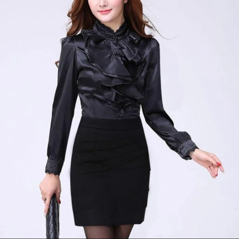 Bild 2 — Svart Steampunk blus
