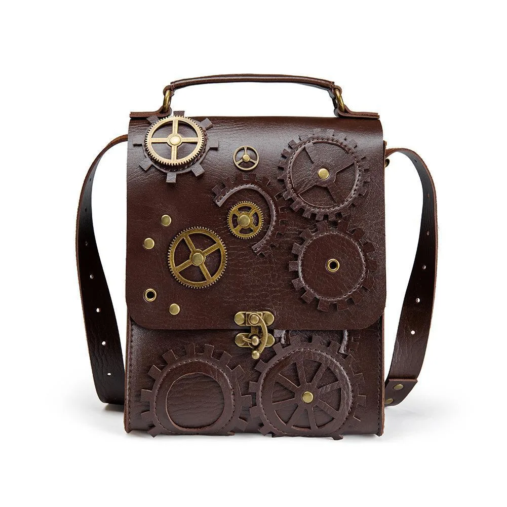 Steampunk axelväska