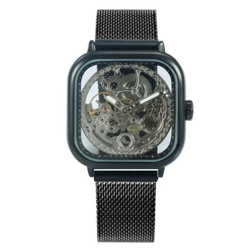 Bild 6 — Steampunk Armbandsklocka Uppenbar Mechanism