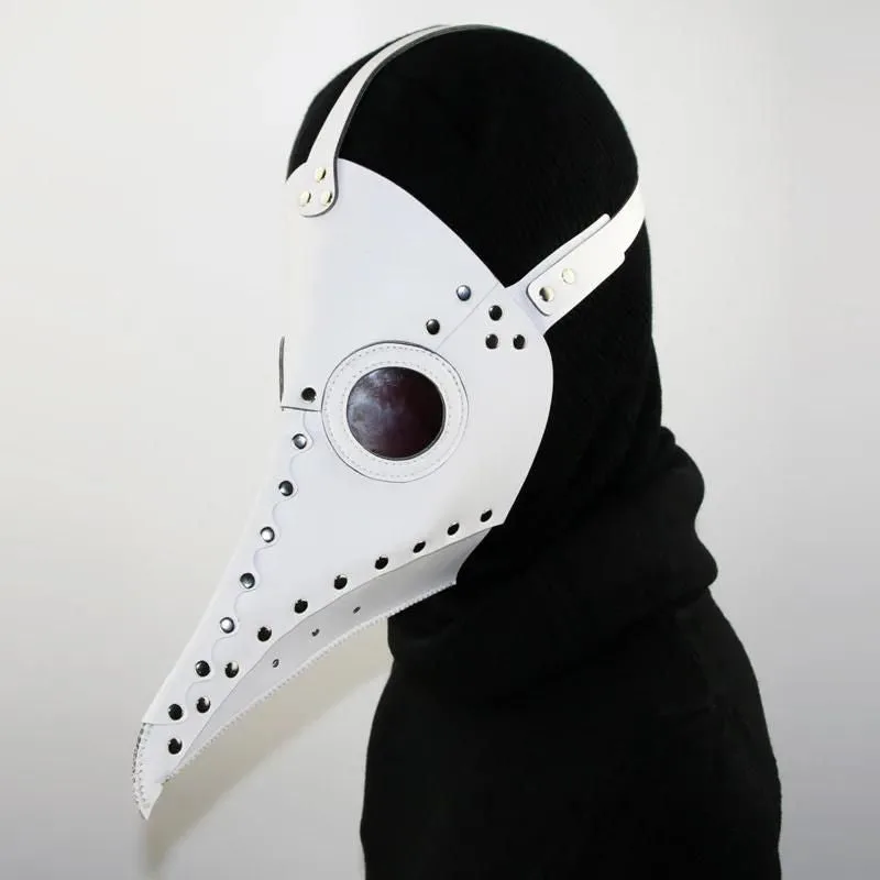 Bild 4 — Vit Pestläkarmask