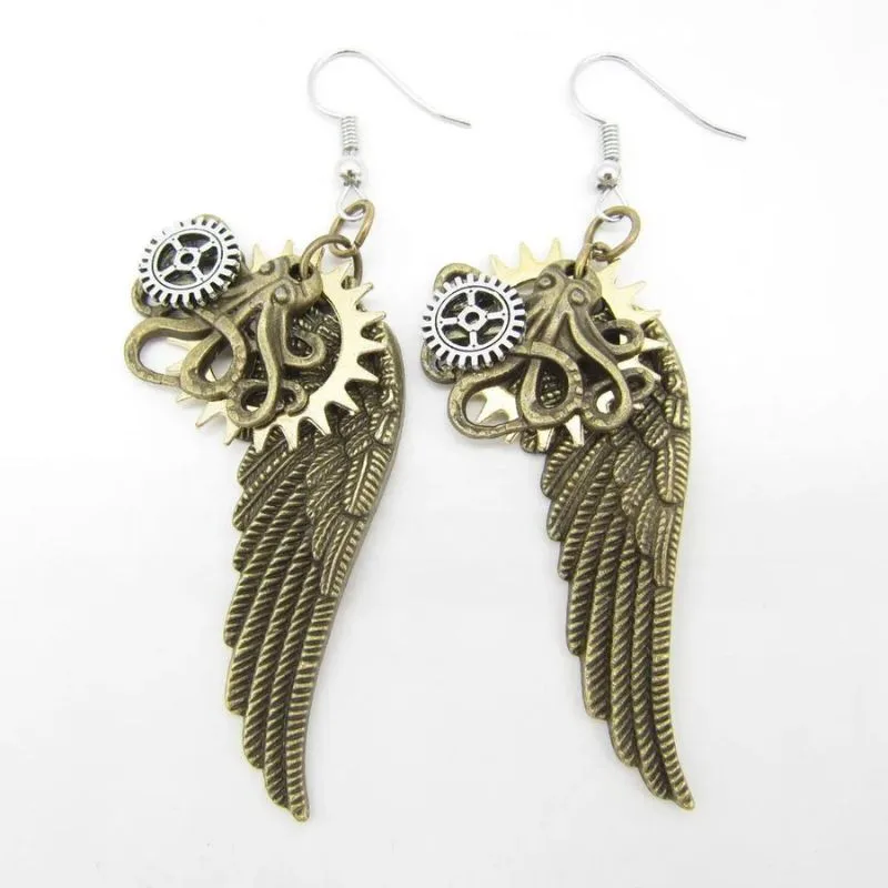 Bild 42 — Steampunk Hängande örhängen