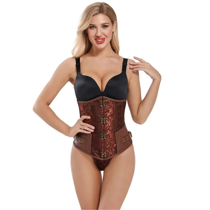 Bild 2 — Steampunk midjekorsett-korsett
