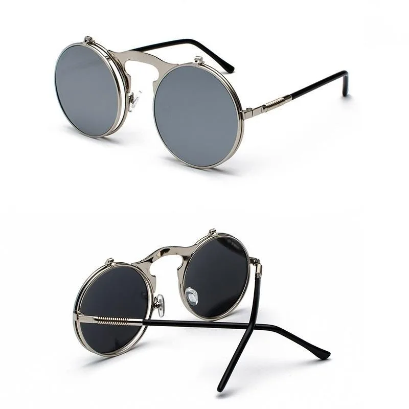 Bild 6 — Steampunkglasögon med dubbla linser