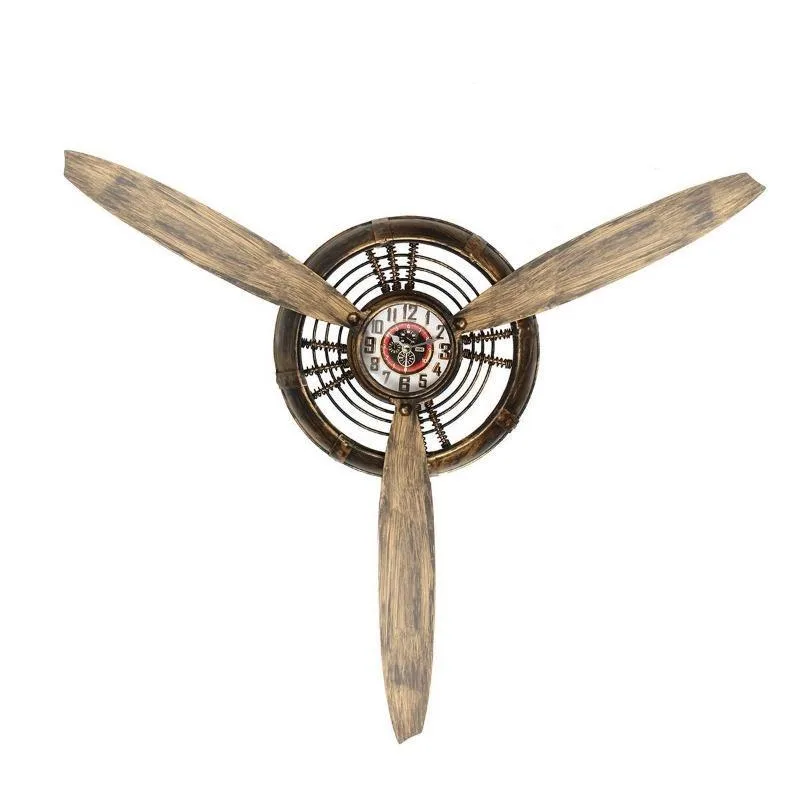 Steampunk Propeller Flygplansklocka