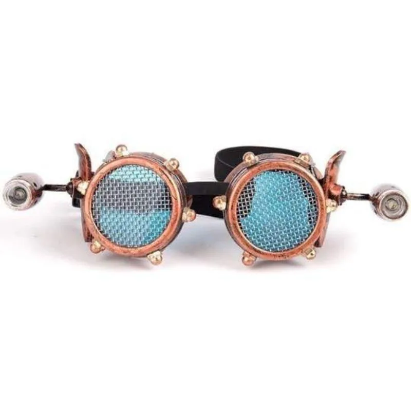 Koppar Steampunk glasögon