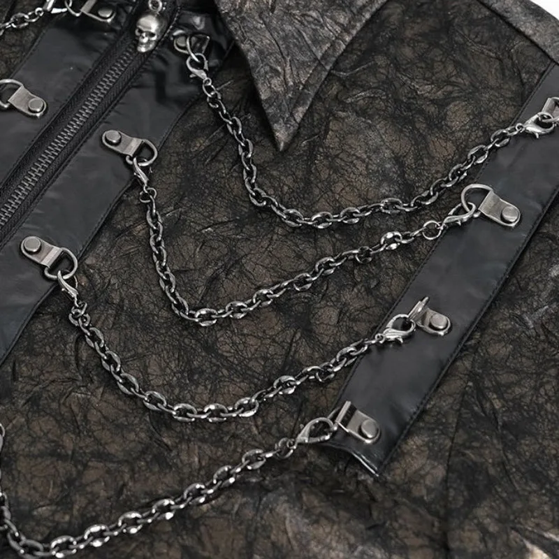 Bild 3 — Brun Steampunk skjorta
