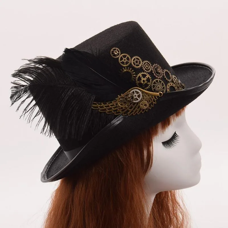Bild 4 — Viktoriansk hatt med fjäder
