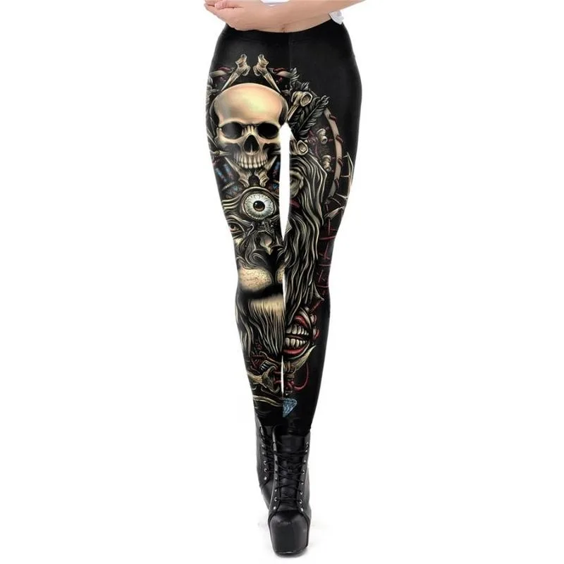 Dödskalle Leggings