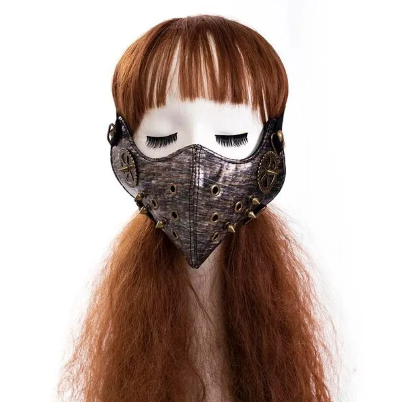 Bild 4 — Imitation PU Steampunk Mask