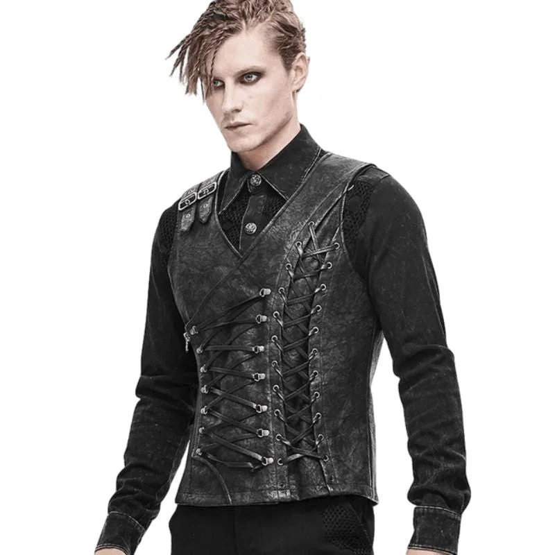 Bild 6 — Asymmetrisk Steampunk-korsett för män