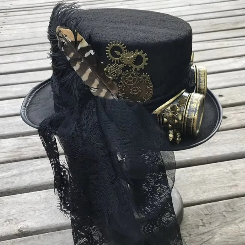 Bild 5 — Steampunk hatt i spets