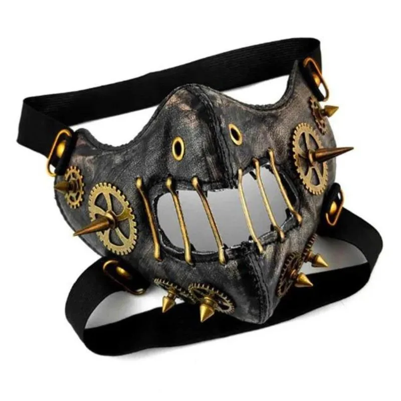 Imitation PU Steampunk Mask