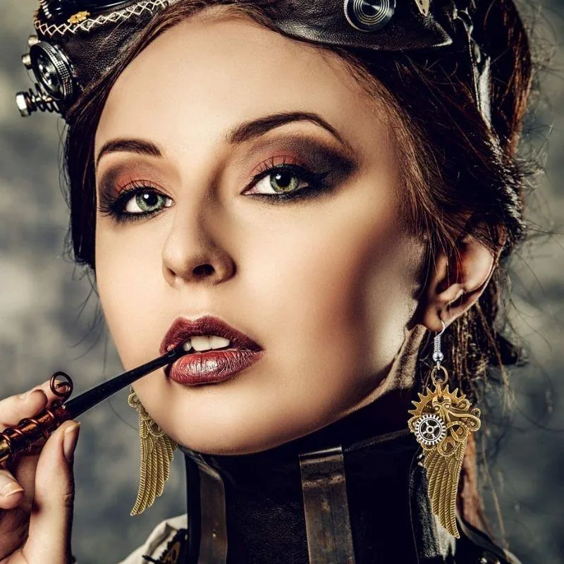 Bild 2 — Steampunk örhängen