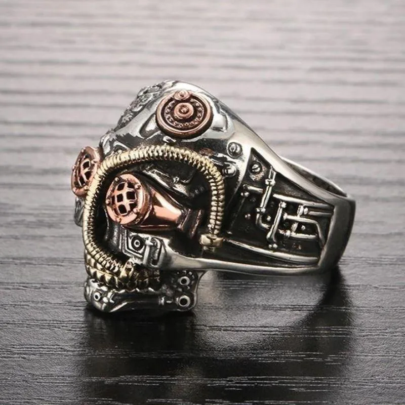 Bild 5 — Steampunk Dödskalle Ring