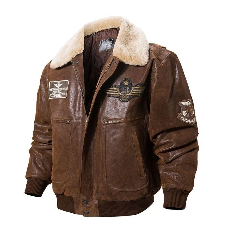 Bild 5 — Steampunk Pilot skinnjacka