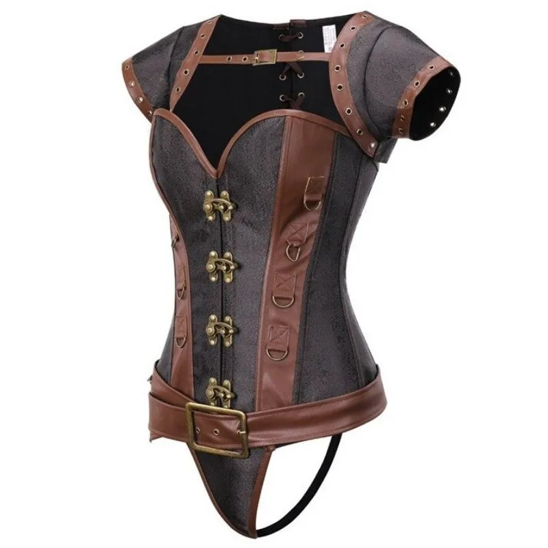 Bild 5 — Steampunk läderkorsett