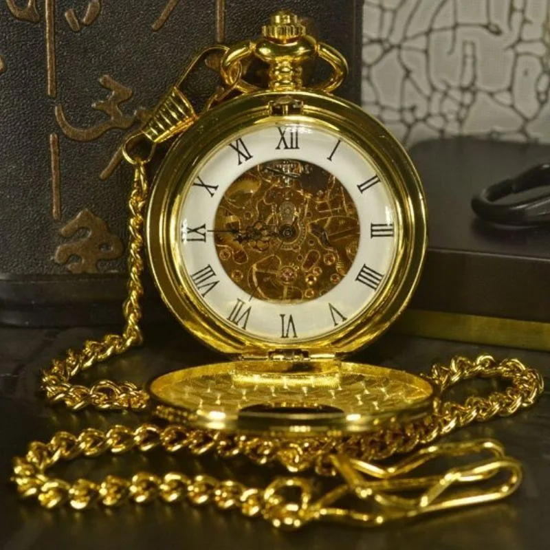 Bild 2 — Dubbelfacad Steampunk fickur