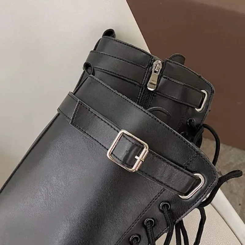 Bild 4 — Steampunk PU-stövlar för damer