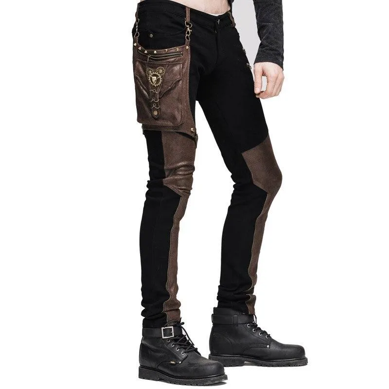 Gotiska Steampunk-byxor för män Gotiska Steampunk-byxor för män