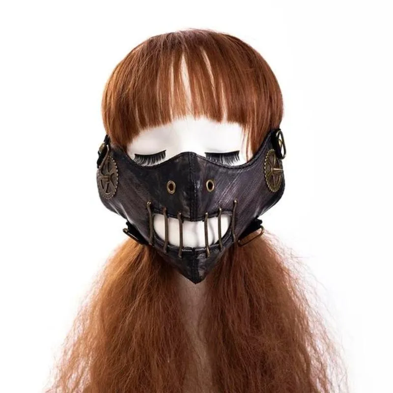 Bild 2 — Imitation PU Steampunk Mask