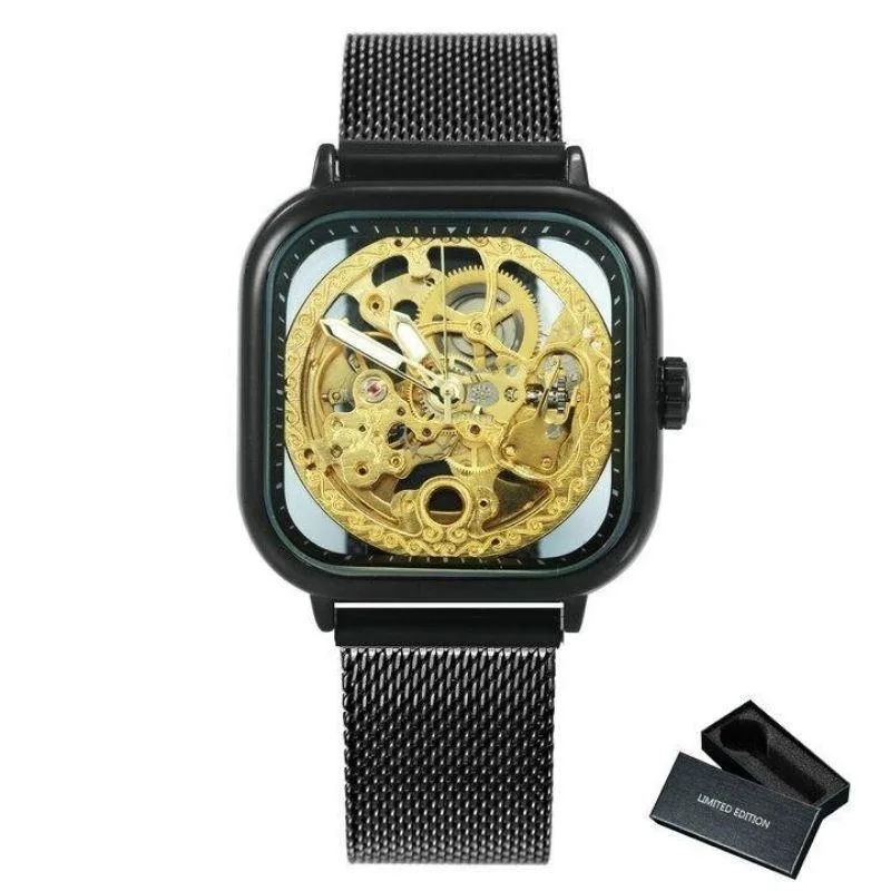 Bild 8 — Steampunk Armbandsklocka Uppenbar Mechanism