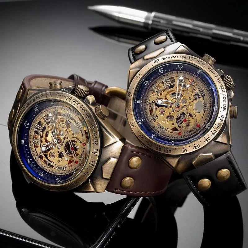 Bild 2 — Steampunk Skelett Armbandsklocka