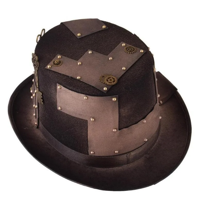 Bild 6 — Brun Steampunk hatt