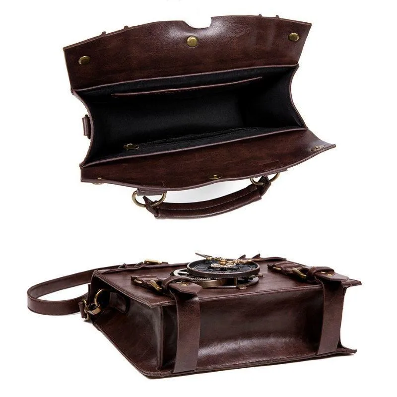 Bild 10 — Steampunk EDISON-väska med plånbok