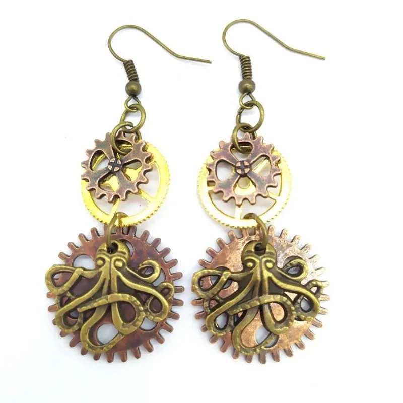 Bild 13 — Steampunk Hängande örhängen