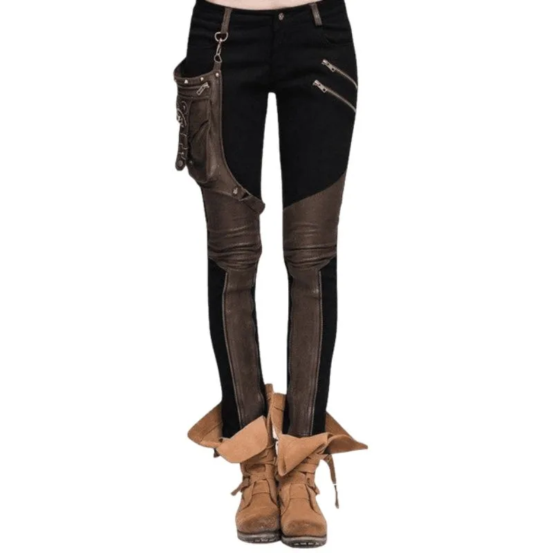 Steampunk stil byxor