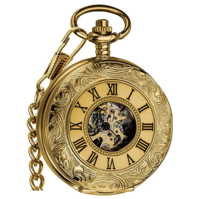 Guld Steampunk fickur