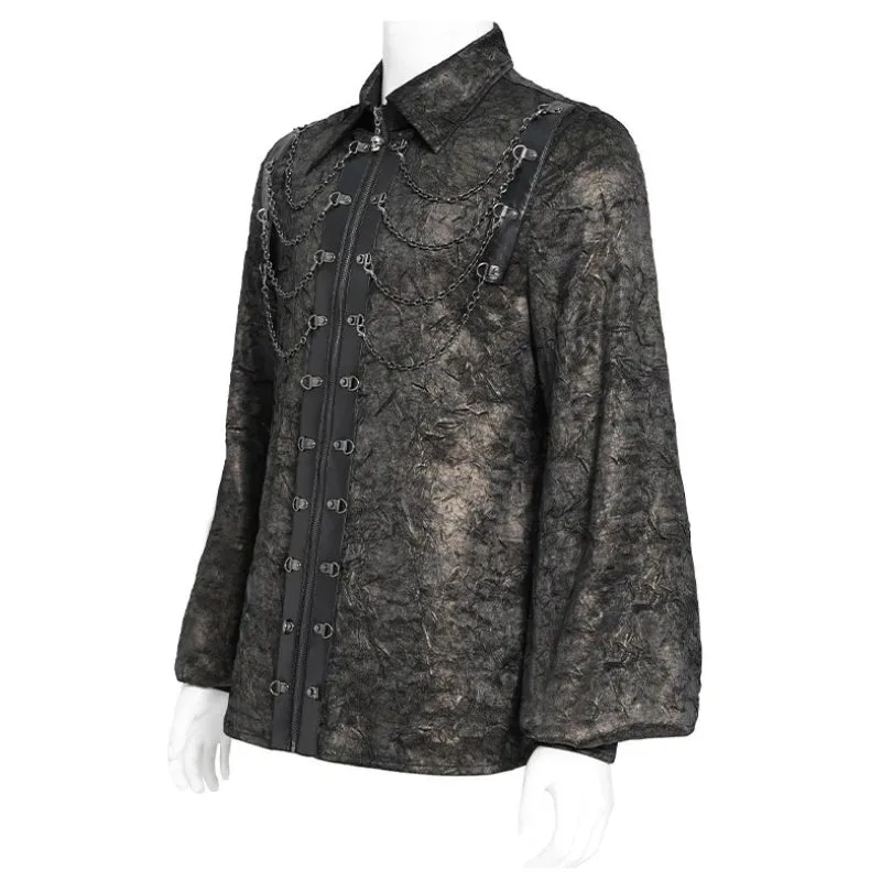 Bild 8 — Brun Steampunk skjorta