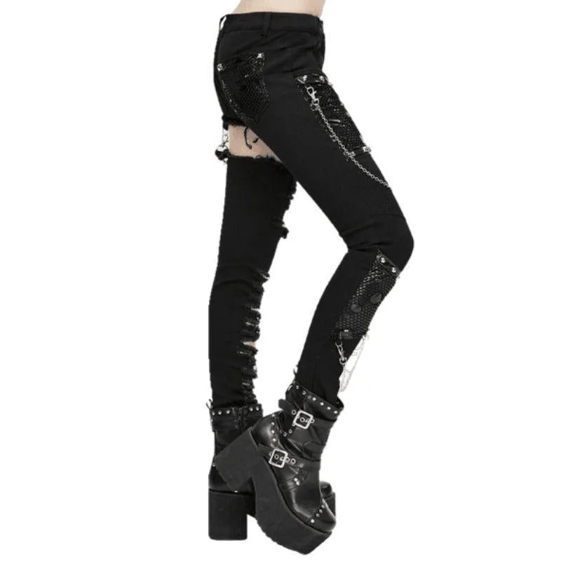 Bild 3 — Punk jeans för kvinnor