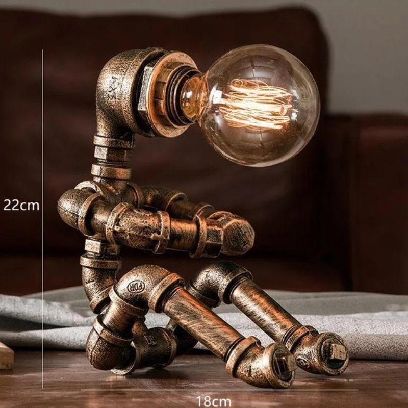 Bild 10 — Steampunk robotlampa