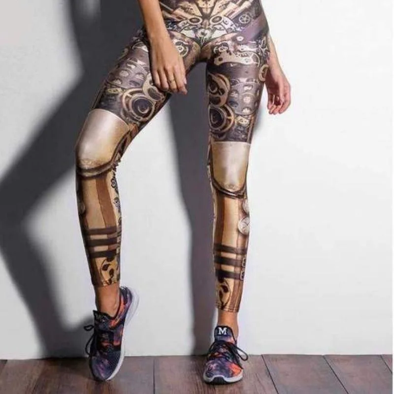 Bild 4 — Steampunk Kugghjul Leggings