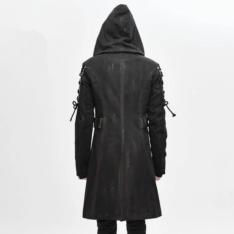 Bild 3 — Steampunk trenchcoatjacka med huva